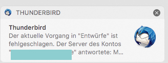Was meldete der Server?