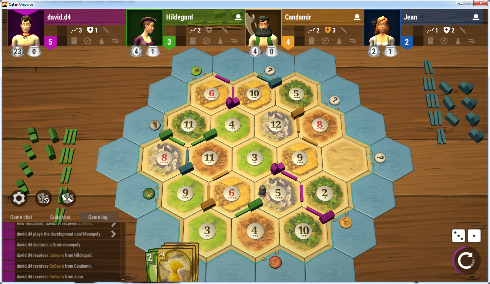 catan universe bug