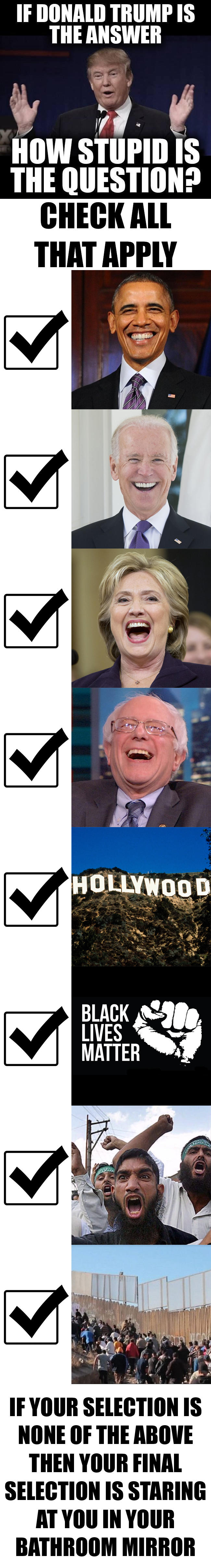 The question to the question