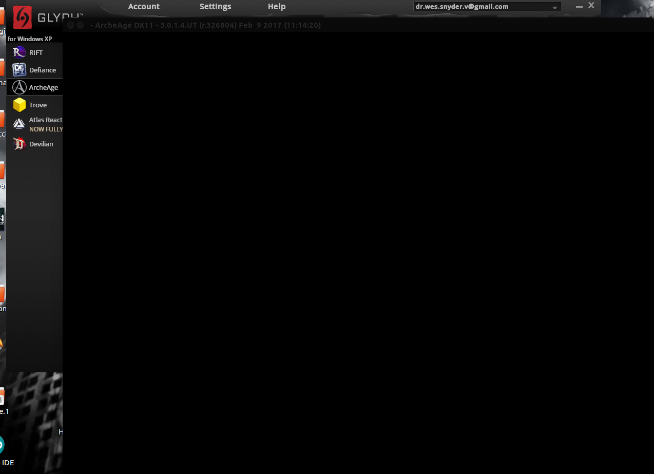 ArcheAge not loading - black screen