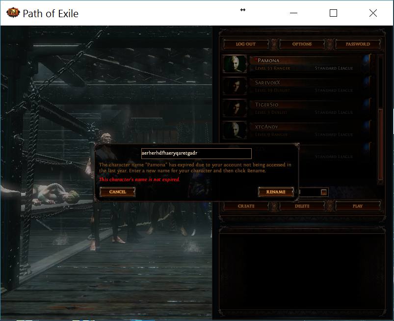 POE Error