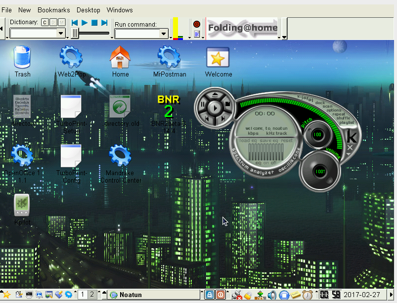 Screenshot of Mandrake Linux 10.1