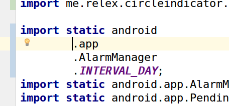 import statement not marked as error