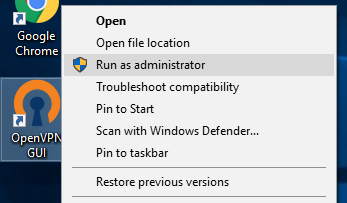 OpenVPN Client Configuration Process