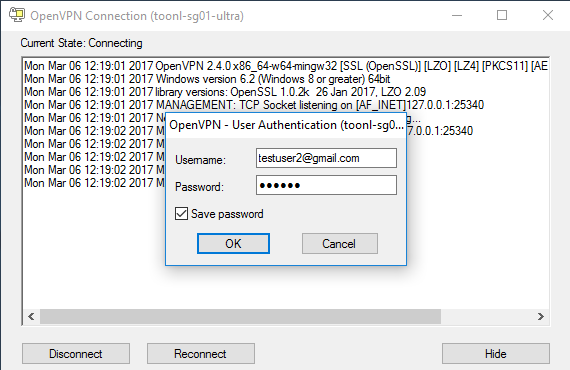 OpenVPN Client Configuration Process