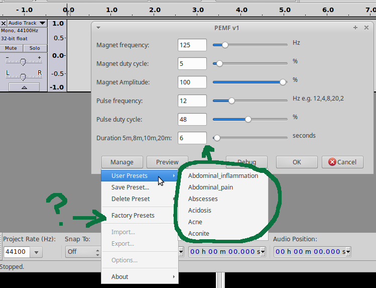 Audacity Presets