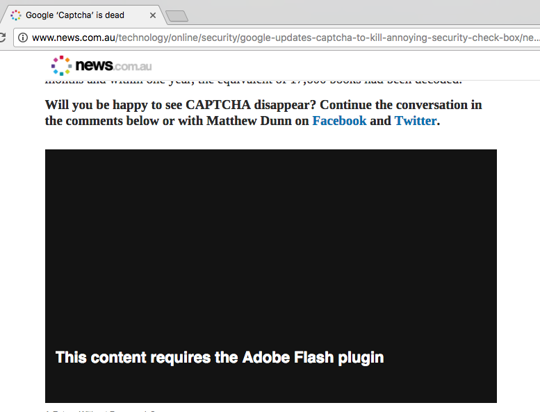 Is CAPTCHA Dead? How about Adobe Flash?