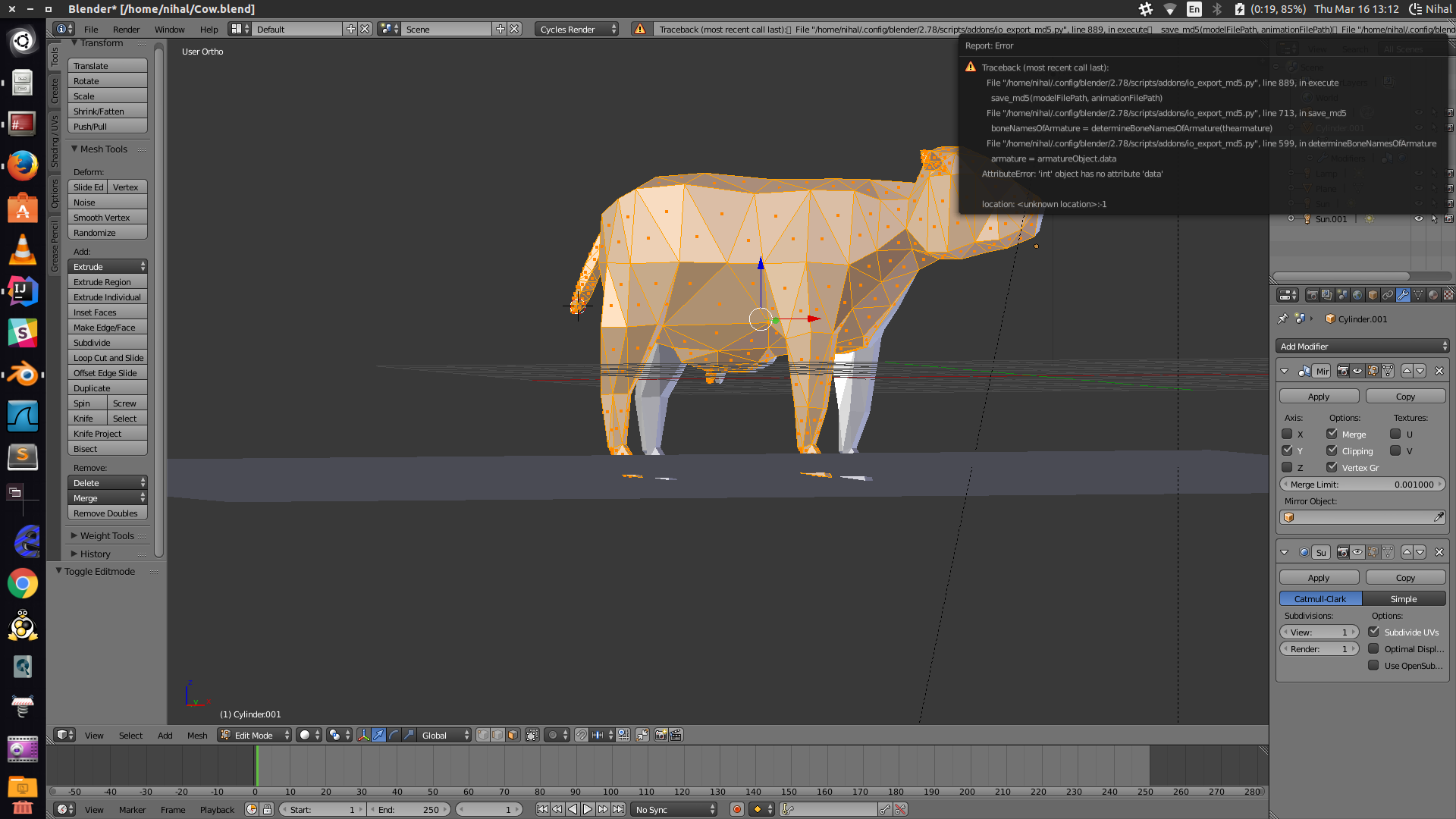 Blenderror