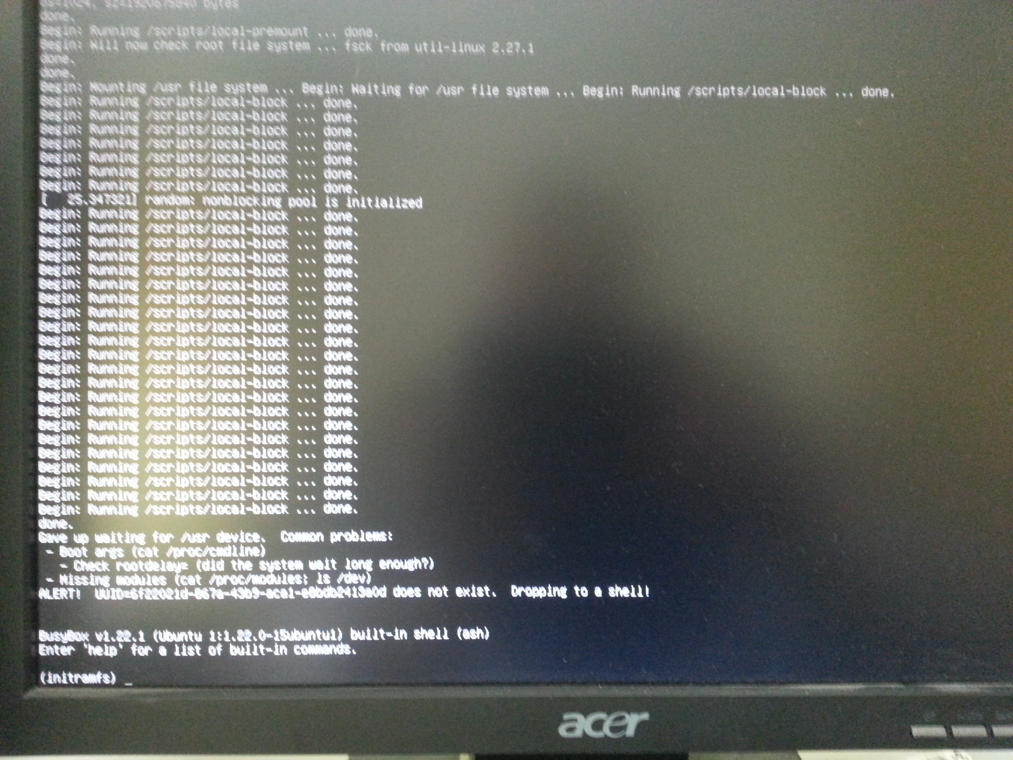 pxe boot /sur mount