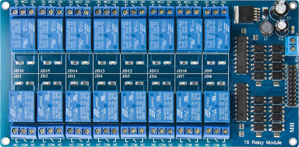 16 channel relay