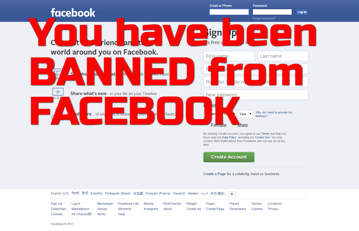 fb blocked