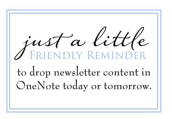 friendly content reminder