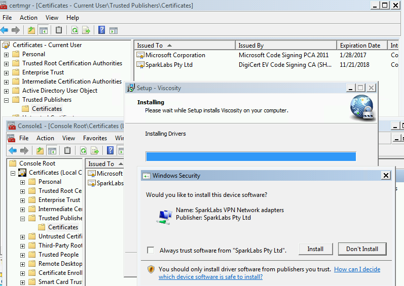SparkLabsVPNInstall
