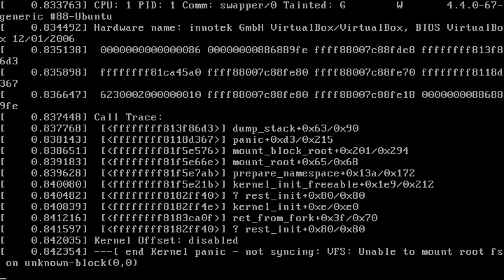 Kernel Panic