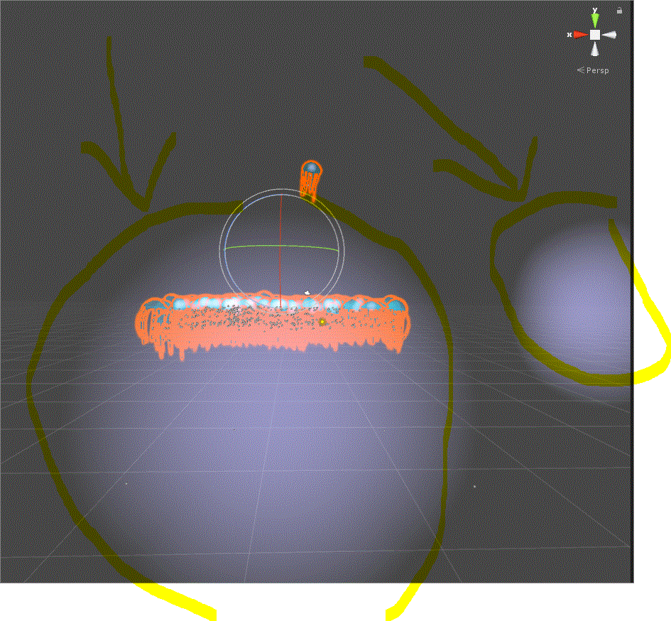 weird meta balls when using lots of jellies