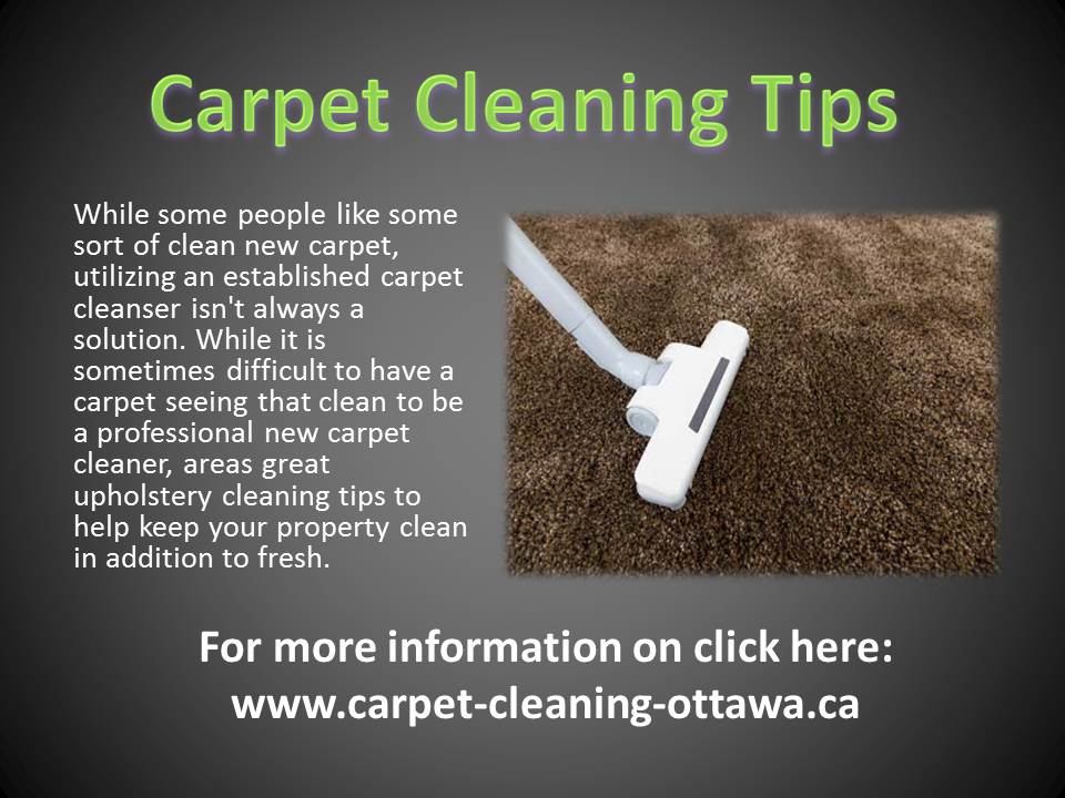 Carpet Cleaning Tips
