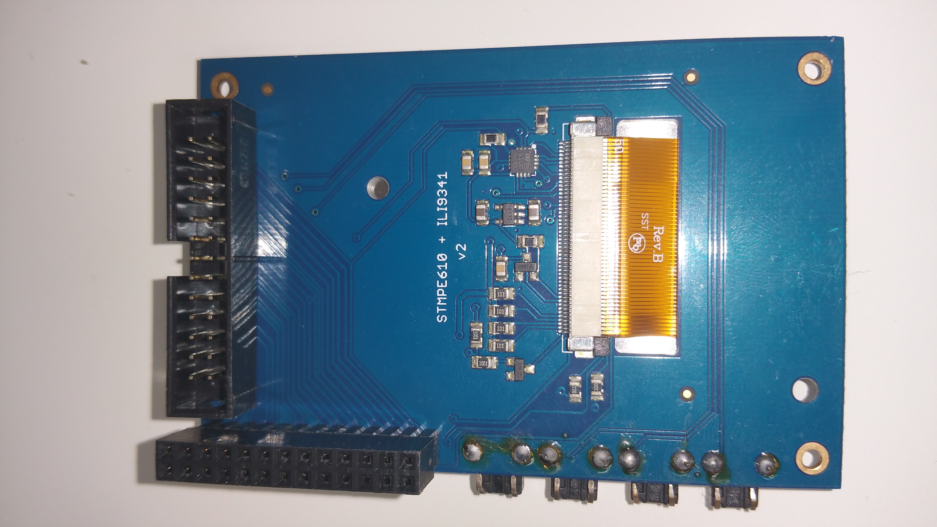 Adafruit 2,8" display (bottom)