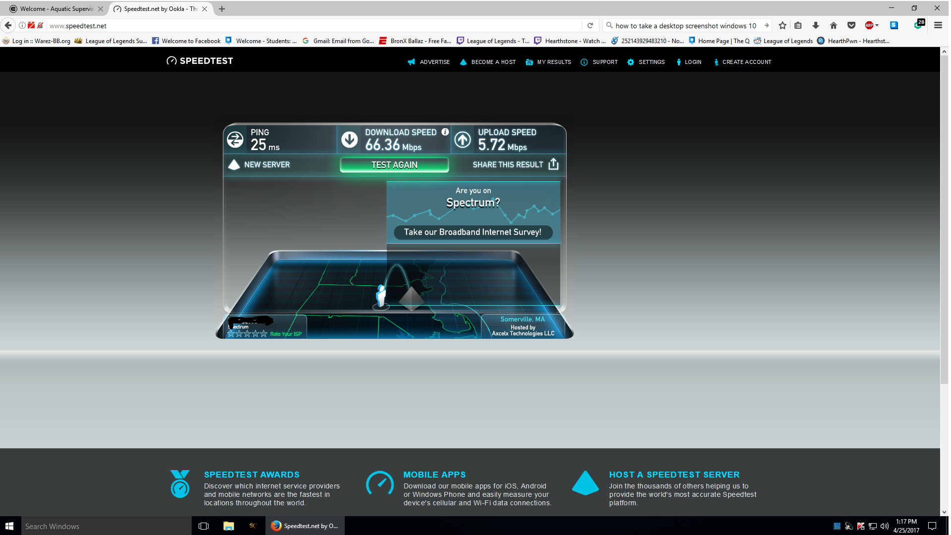 Speed test