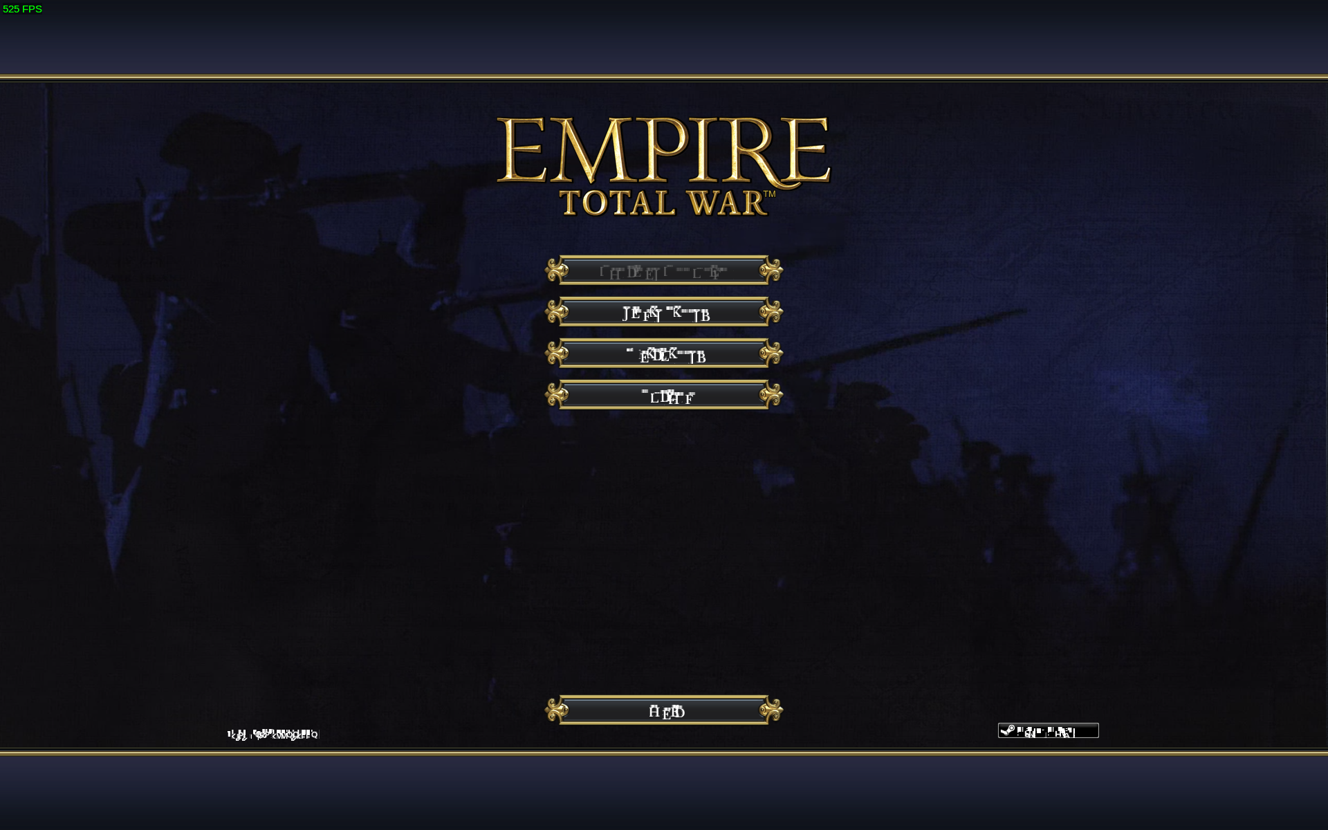 Total War Empire Menu Fonts Bug