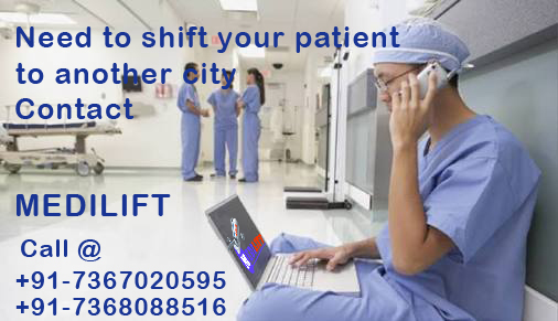 Get Charter Air Ambulance Services in Jabalpur by Medilift at Affordable Price