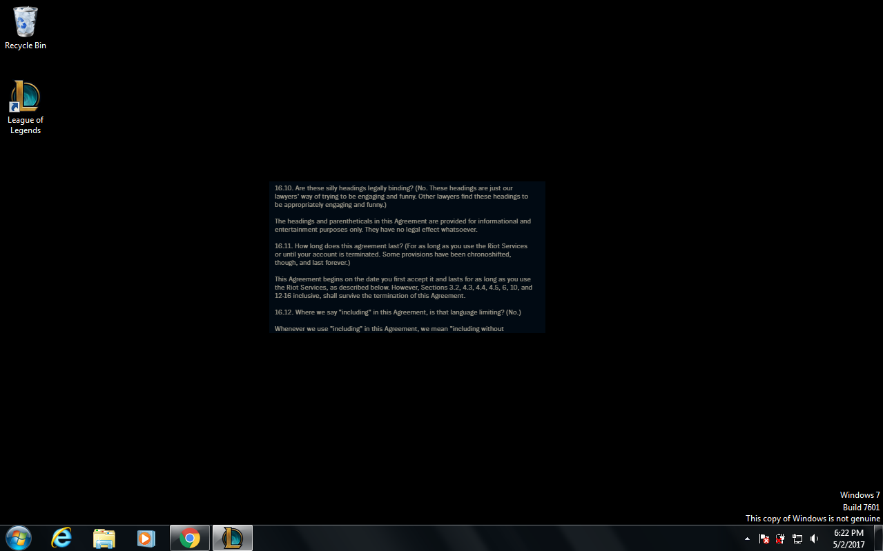 Can't Accept Terms and Agreement Bug