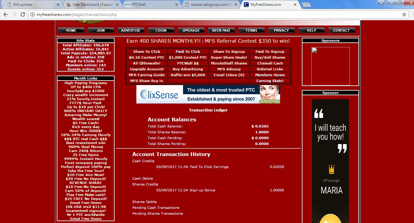 myfreeshare earning