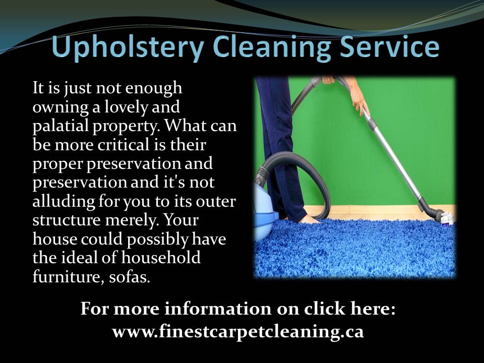 upholstery cleaning service