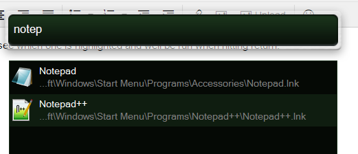 menu choices