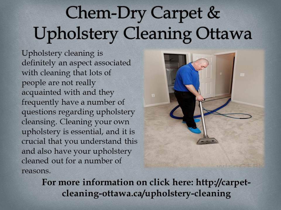 Chem-Dry carpet & Upholstery cleaning Ottawa