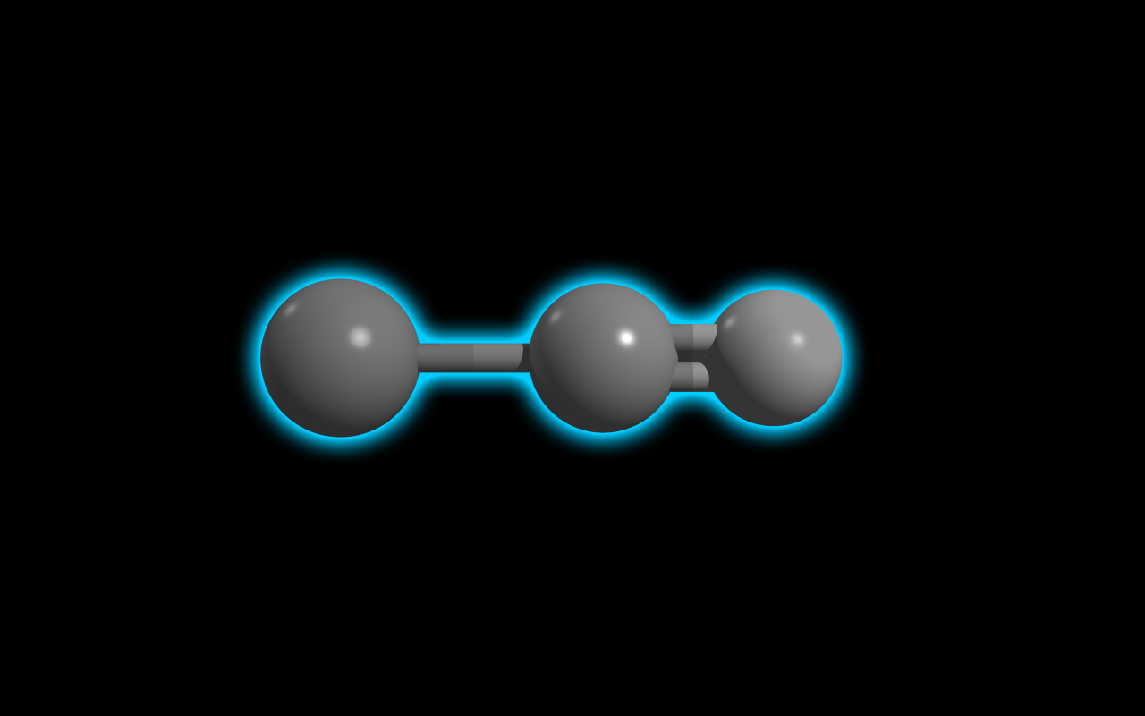 molecule_thiocyanate_angle1_1280x800_povray_grey-blueglow-on-black.png