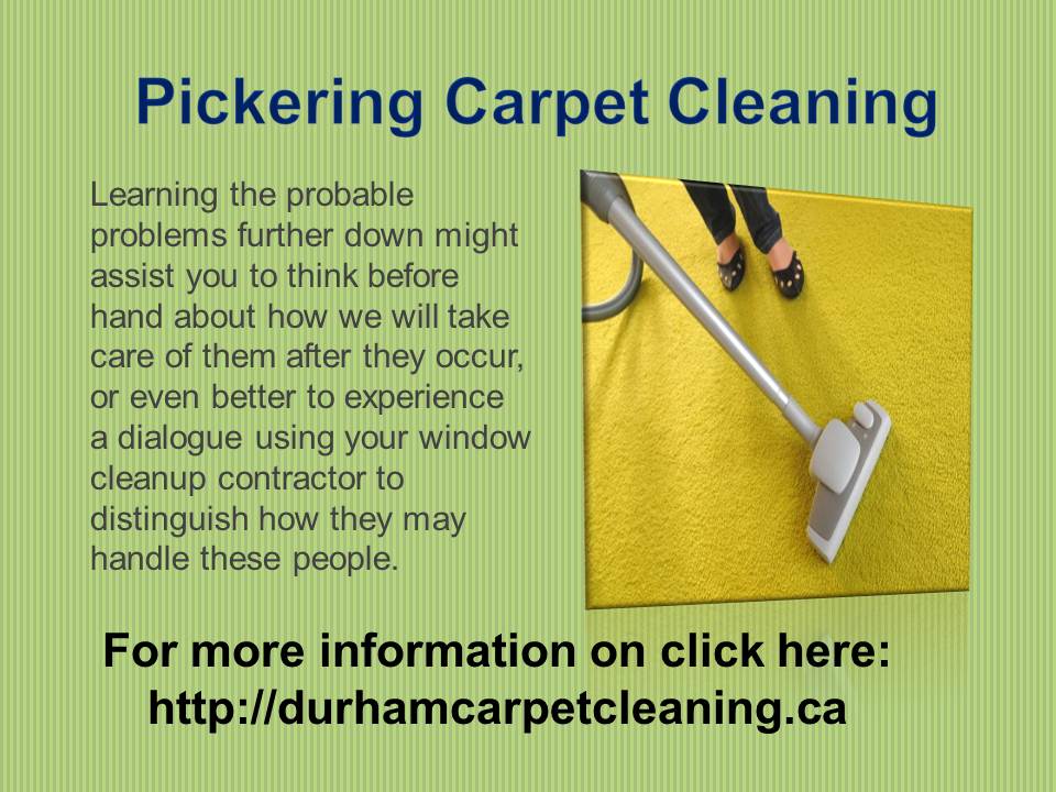 Pickering carpet cleaning