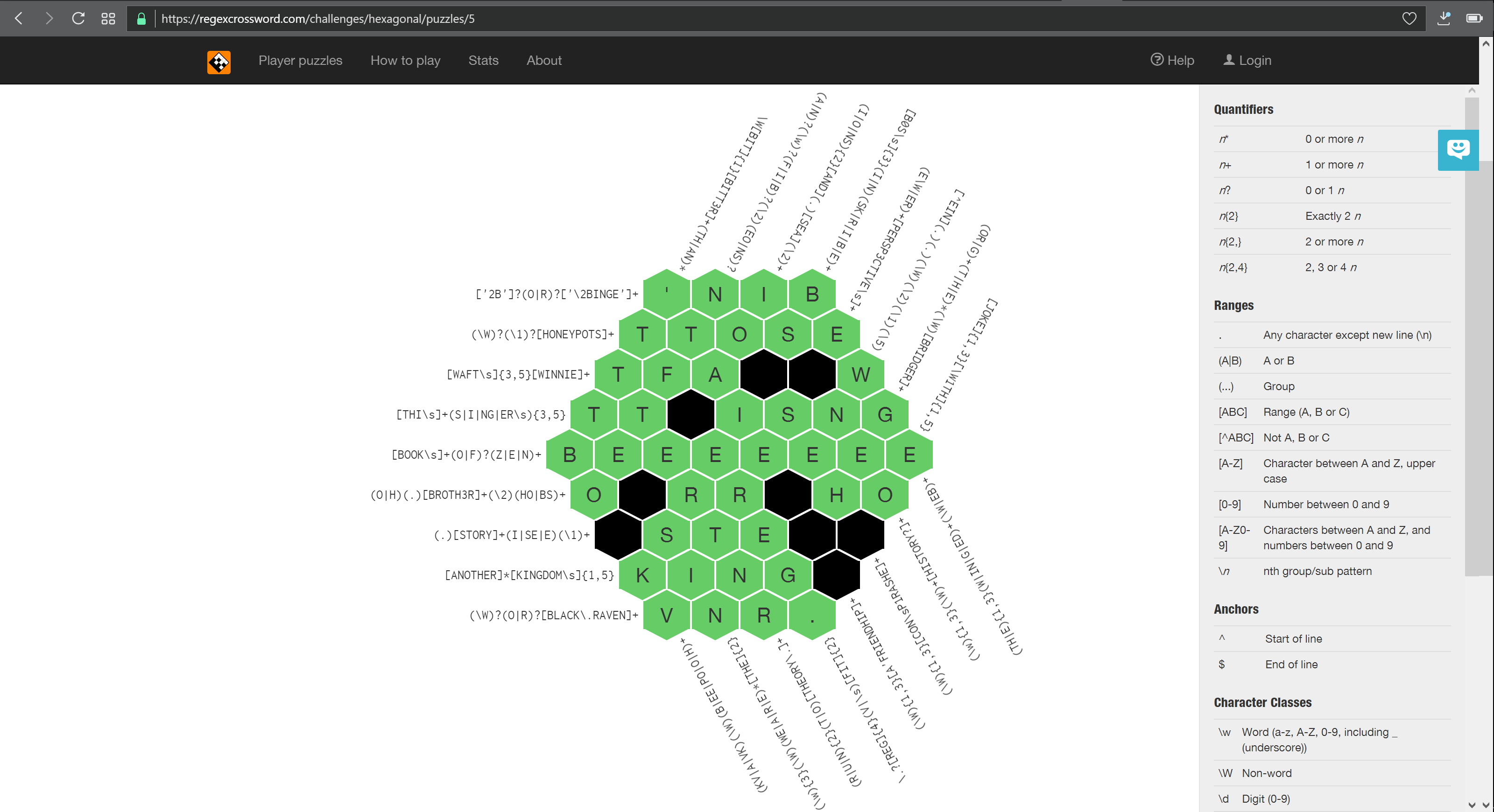 RegEx puzzle - Randolf's attempt