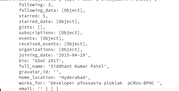 Github Scraping problem