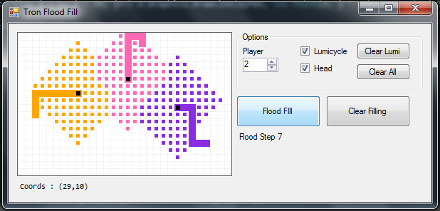 Tron Flood Fill