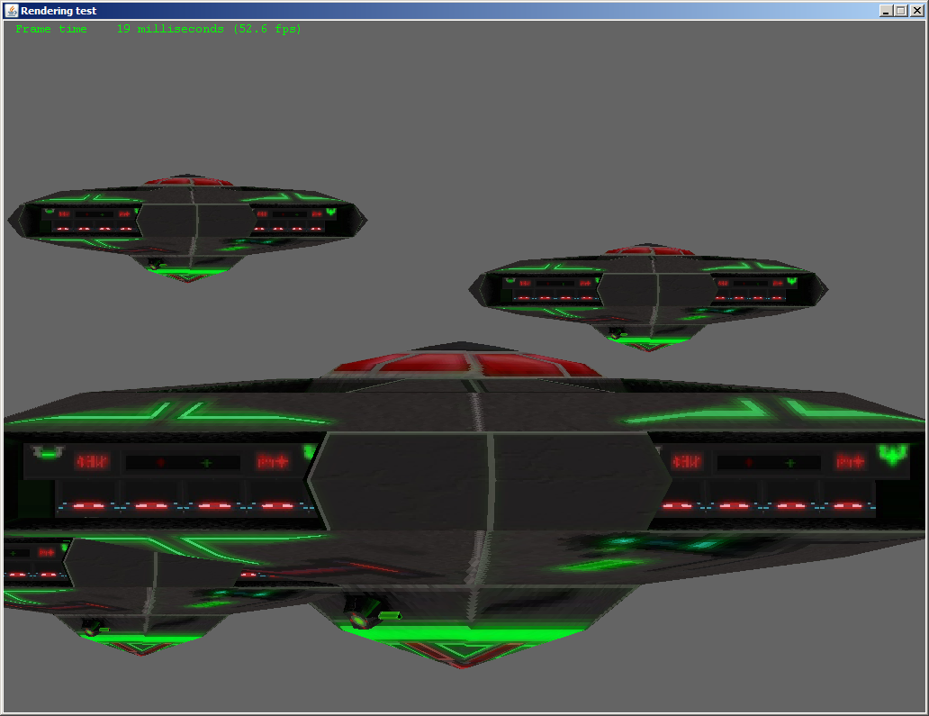 Test rendering of the Carrier UFO