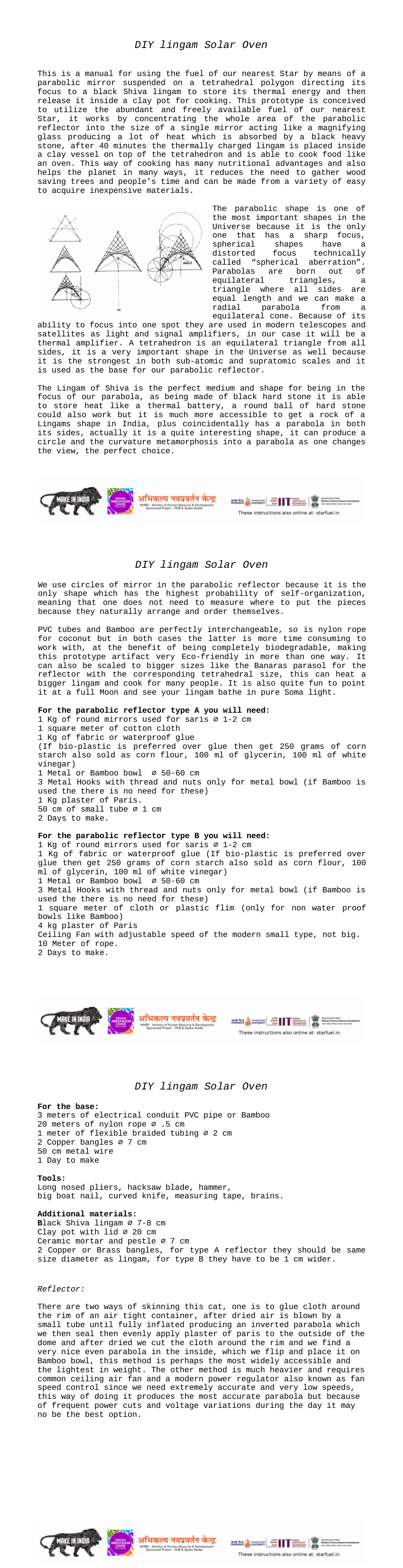 solar oven