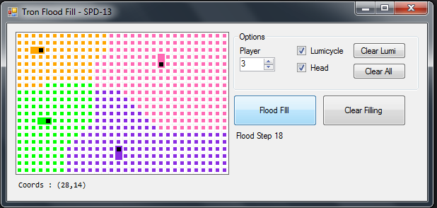 Tron Flood Fill