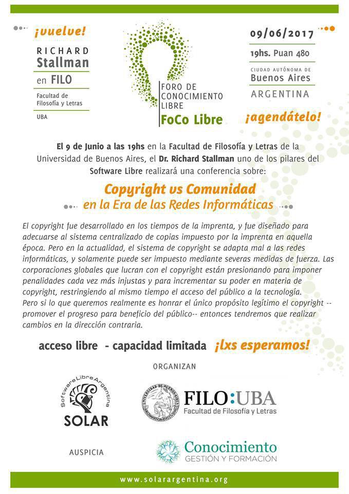 Stallman en Filo