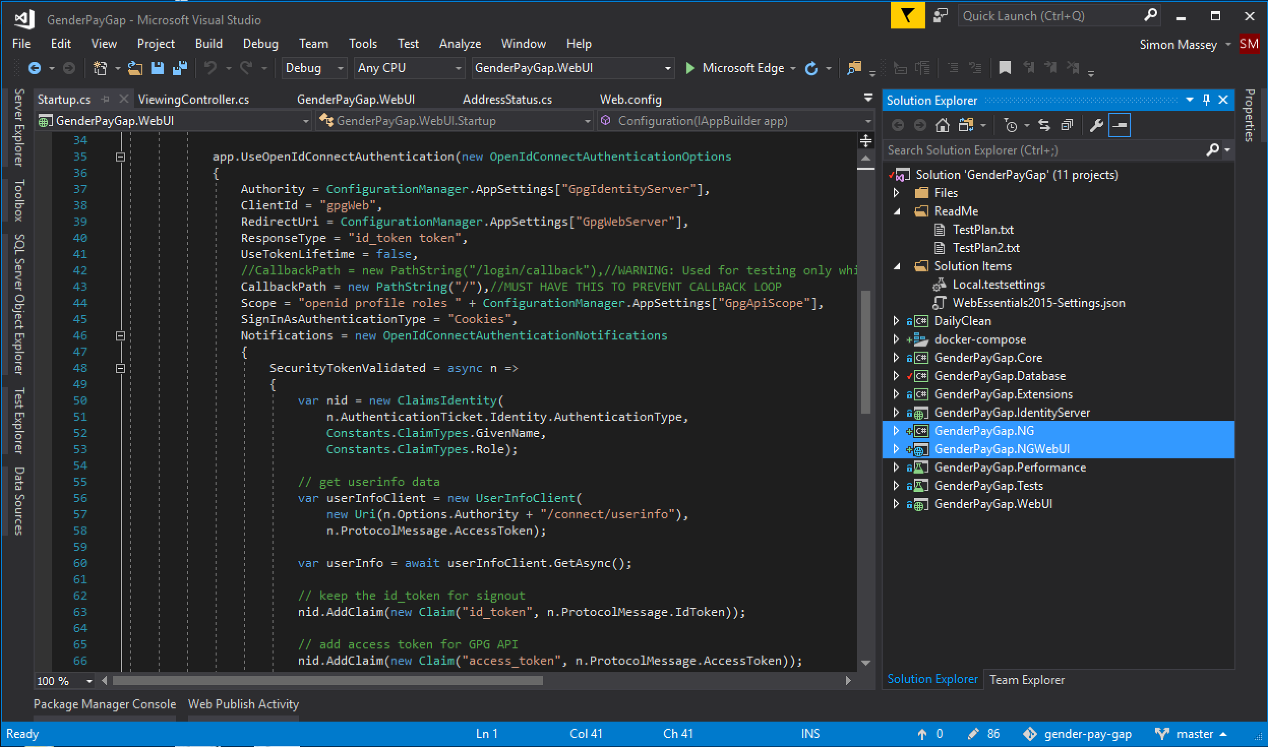 GPG Visual Studio