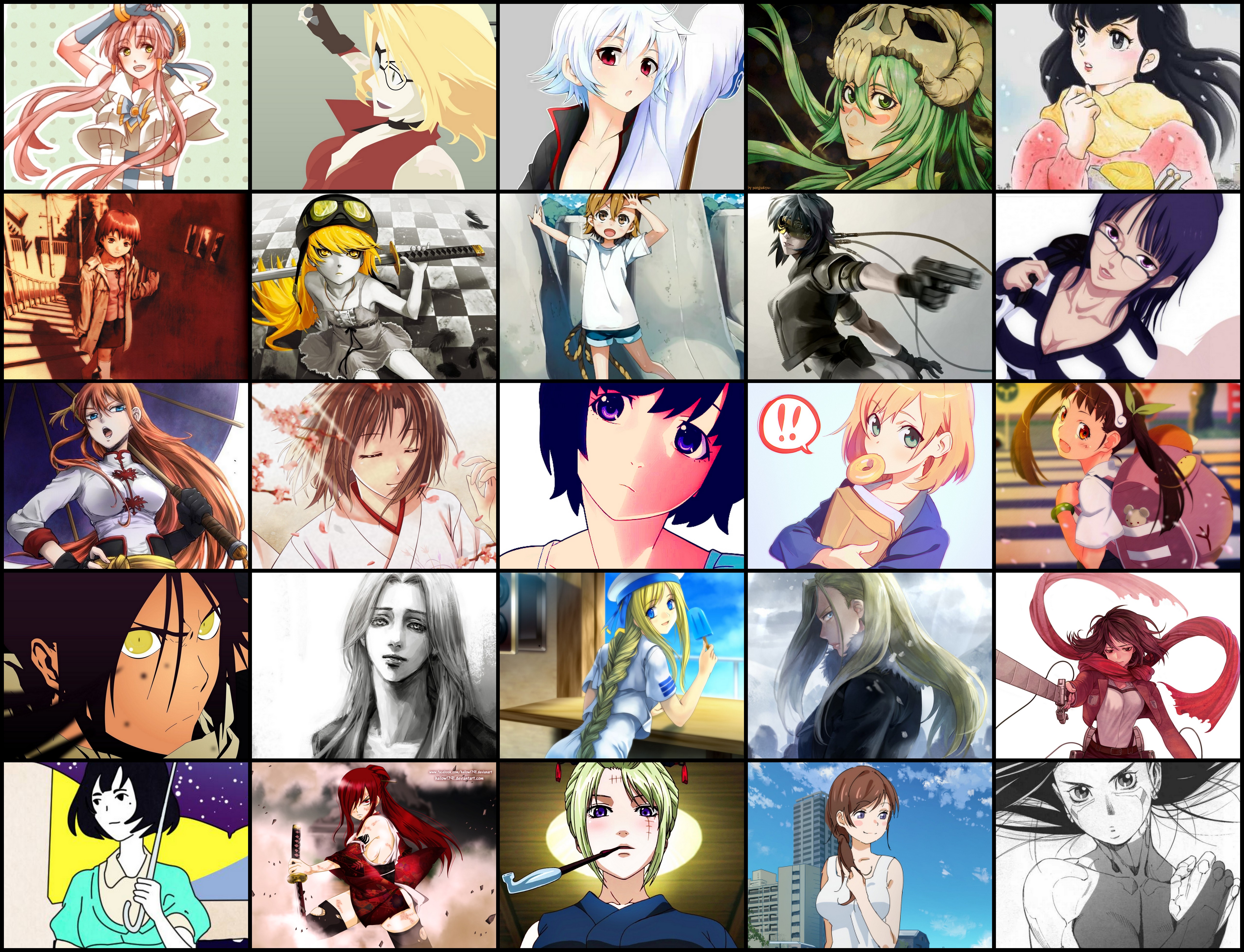 Favorites(Female characters)