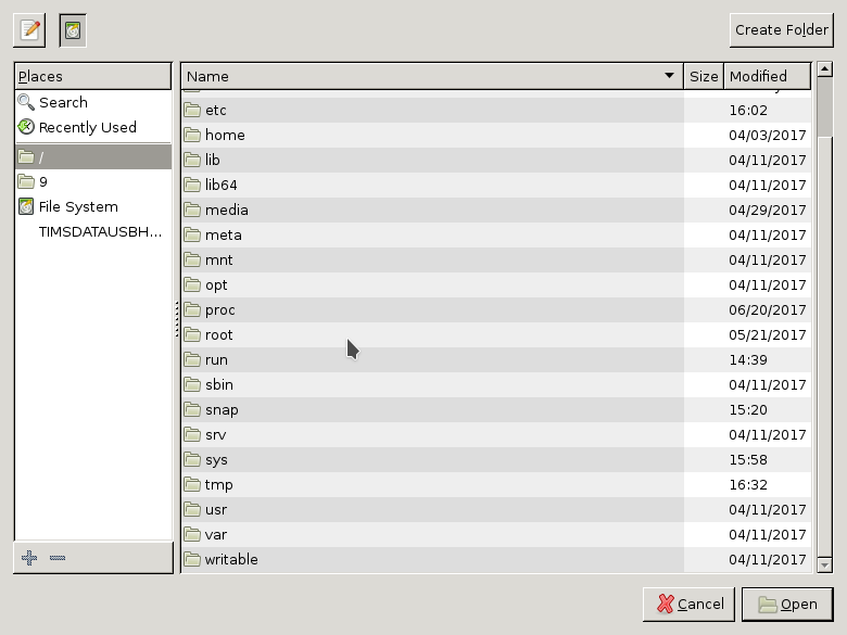 Filebot Snap package file select