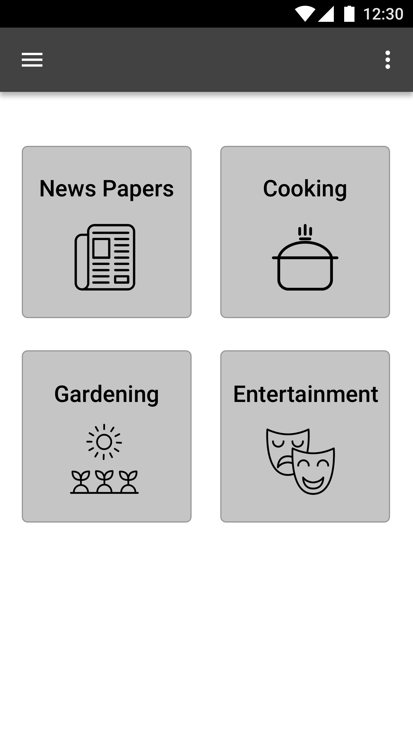 Screen example
