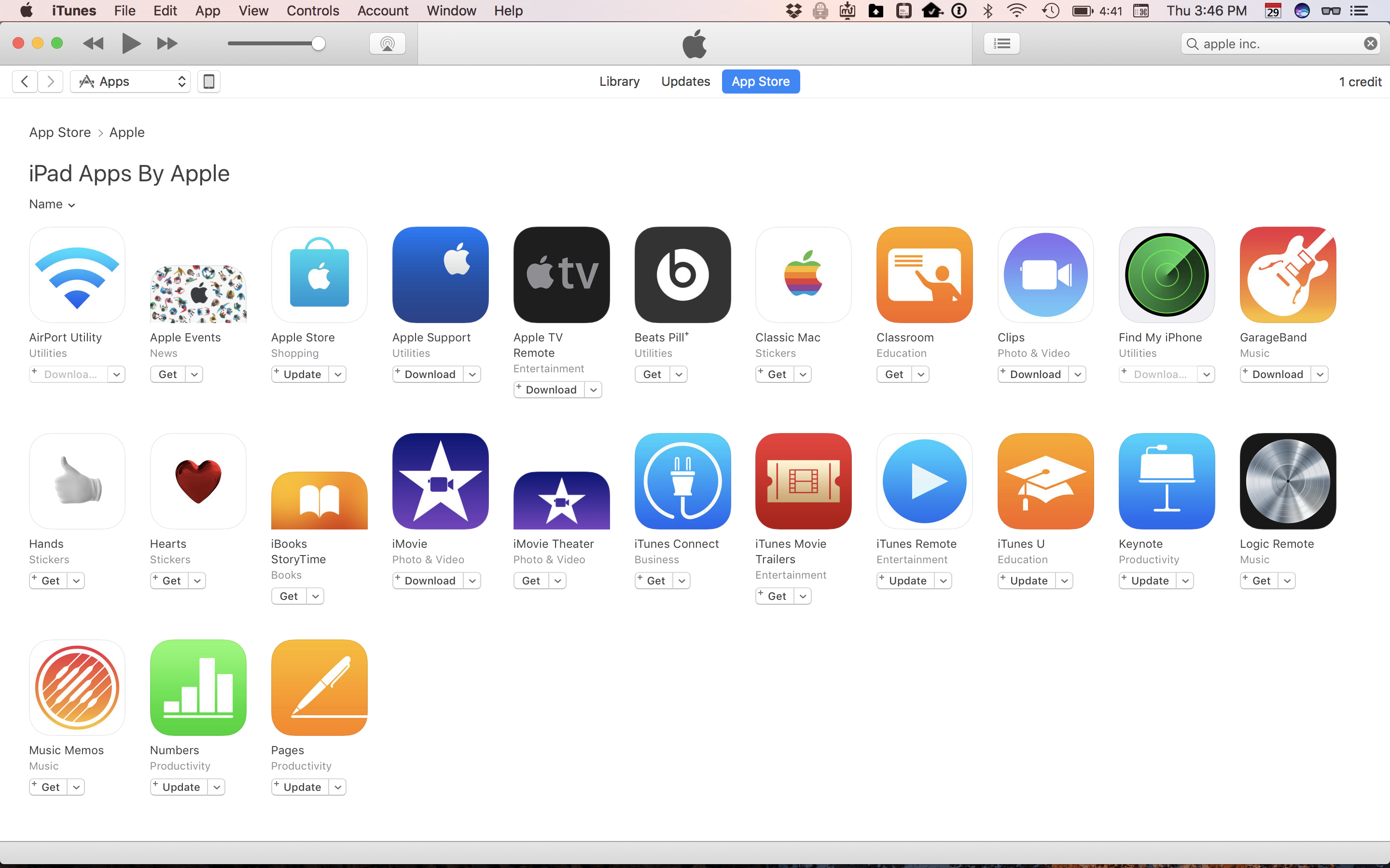 No TV app in iTunes App Store