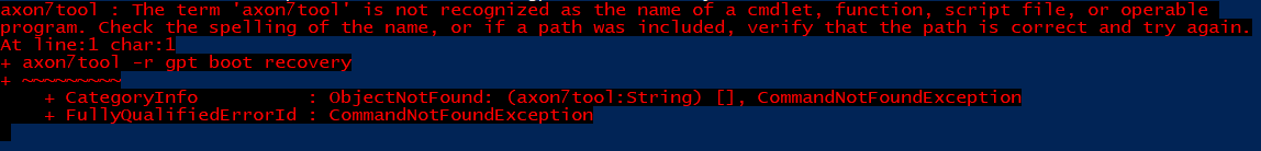 PowerShell ouptut