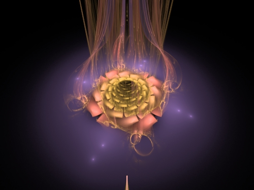 A fractal flame