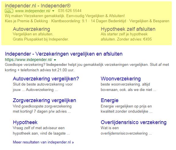 Independer zoeken