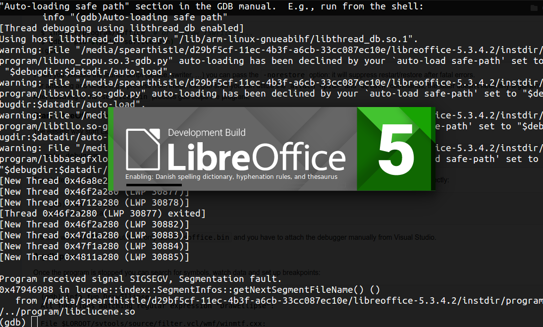 Libreoffice Debug
