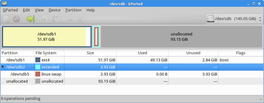 gparted