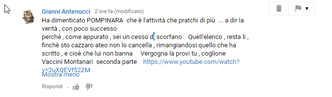 un simpaticone che dice cose per lui simpatiche ma che non fanno ridere nessuno