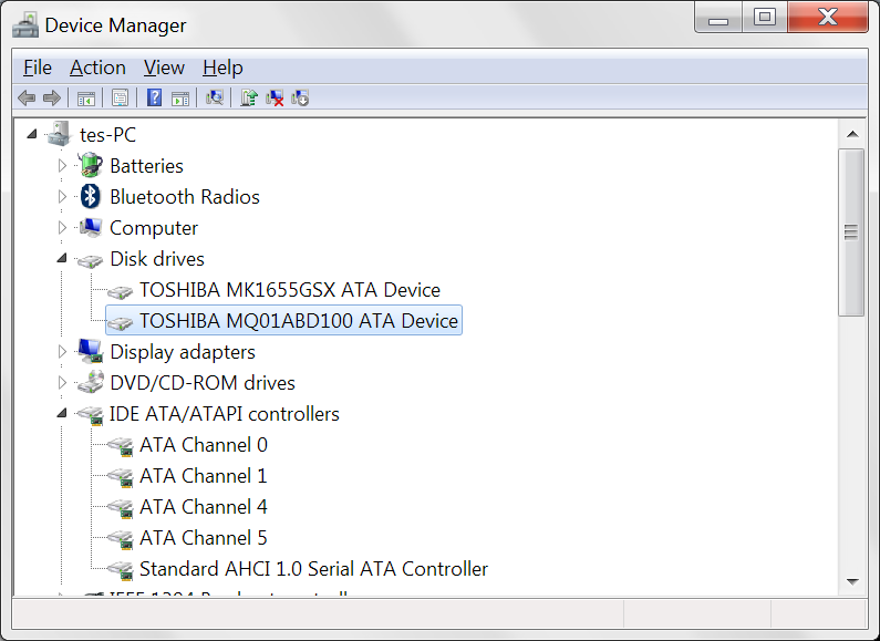 Windows 7 Device Manager